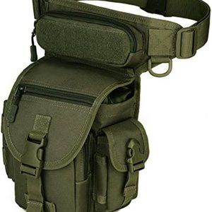 Tactical Drop Leg Bag Military Fanny Tool Thigh Pack MOLLE Panel Utility Pouch